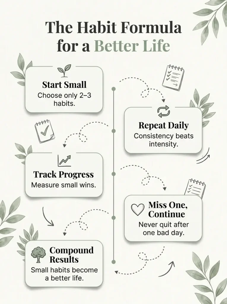 Habits for a Better Life (The Real Story Behind the Idea) 5 Habit Formula for Better Life