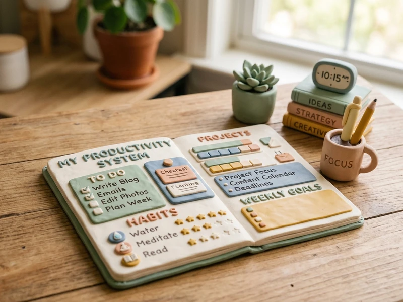 Productivity System for Beginners (Starting With a Notebook and ADHD) 1 productivity system beginners featured