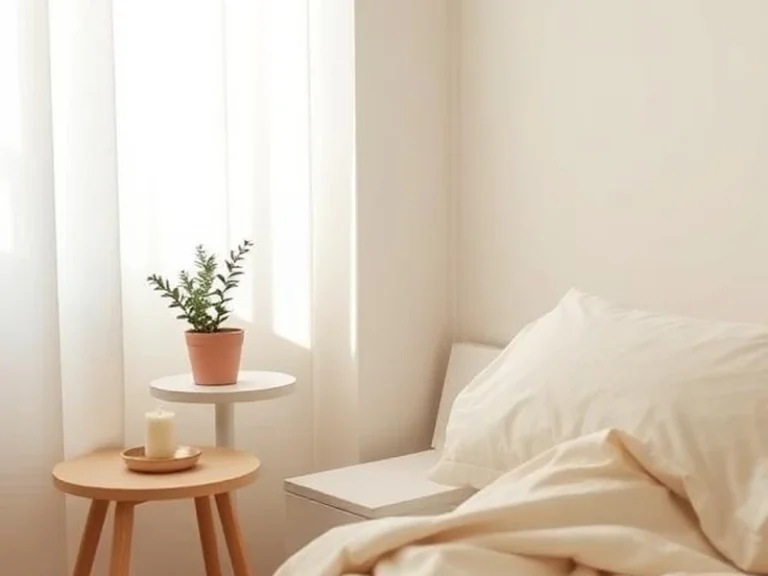 Weekend Self Care Routine to Reset and Recharge 4 calm bright bedroom set up for a relaxing weekend self care reset